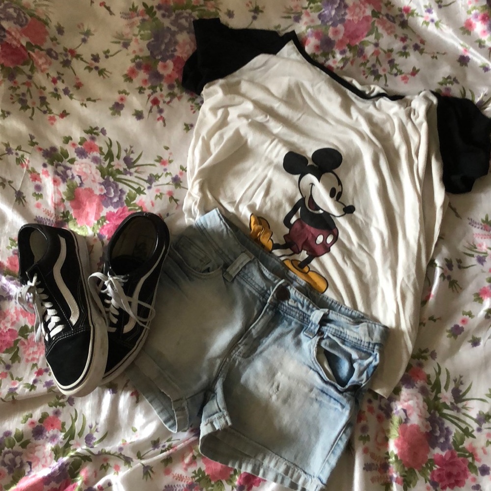 Denim Xhilaration shorts